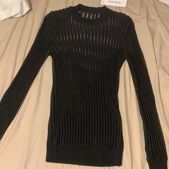 Balmain Tops - Balmain black long sleeve top
